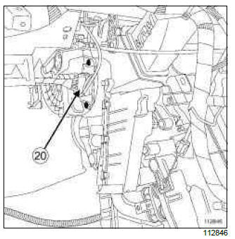 Renault Clio. Dashboard wiring