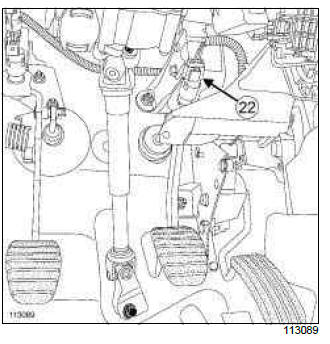 Renault Clio. Dashboard wiring