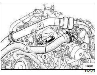 Renault Clio. Diesel injector: Removal - Refitting