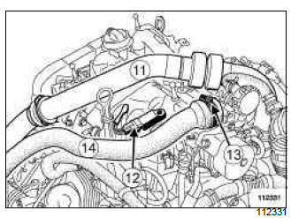 Renault Clio. Diesel injector: Removal - Refitting