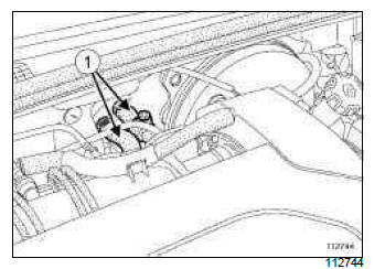 Renault Clio. Distribution unit: Removal - Refitting