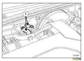 Renault Clio. Distribution unit: Removal - Refitting