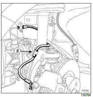 Renault Clio. Front left-hand driveshaft: Removal - Refitting