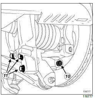 Renault Clio. Front left-hand driveshaft: Removal - Refitting