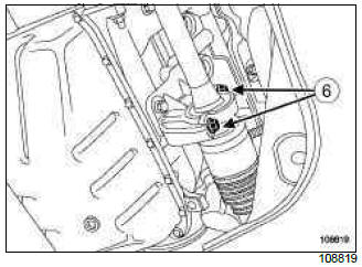 Renault Clio. Front right-hand driveshaft: Removal - Refitting