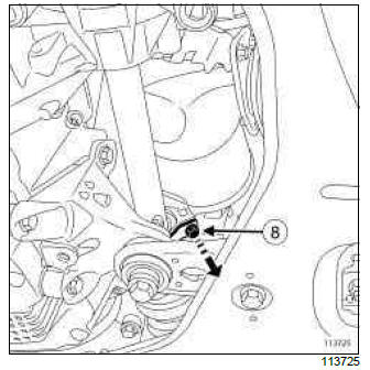 Renault Clio. Front right-hand driveshaft: Removal - Refitting