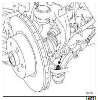 Renault Clio. Front right-hand driveshaft: Removal - Refitting