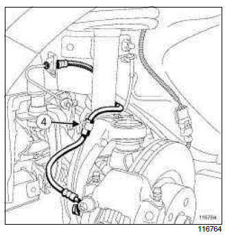 Renault Clio. Front right-hand driveshaft: Removal - Refitting