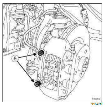 Renault Clio. Front right-hand driveshaft: Removal - Refitting