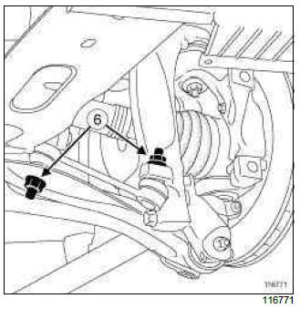 Renault Clio. Front right-hand driveshaft: Removal - Refitting