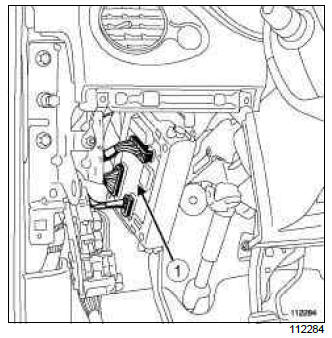 Renault Clio. Electric window: List and location of components