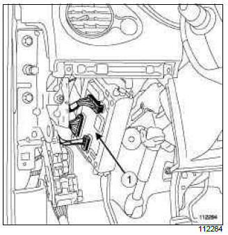 Renault Clio. Electric sunroof: List and location of components