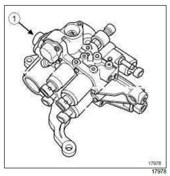 Renault Clio. Engagement sensor: Removal - Refitting