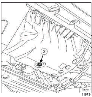 Renault Clio. Engine oil: Draining - Refilling