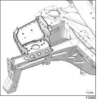 Renault Clio. Engine stand: Description