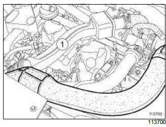 Renault Clio. Exhaust gas recirculation solenoid valve: Removal - Refitting