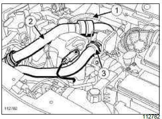 Renault Clio. Exhaust gas recirculation unit: Removal - Refitting