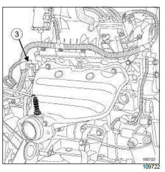 Renault Clio. Exhaust manifold: Removal - Refitting