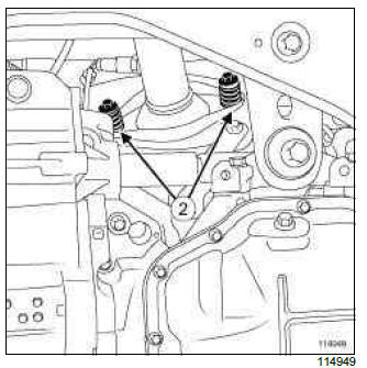 Renault Clio. Exhaust manifold: Removal - Refitting