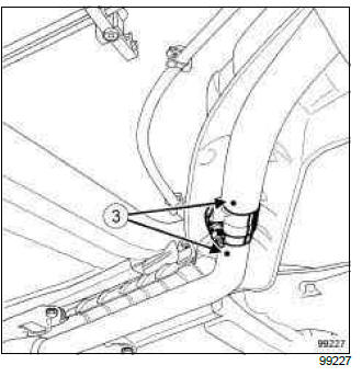 Renault Clio. Exhaust: Precautions for the repair