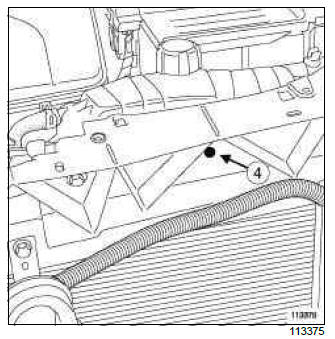 Renault Clio. Expansion bottle: Removal - Refitting