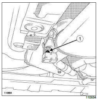 Renault Clio. Expansion chamber: Removal - Refitting