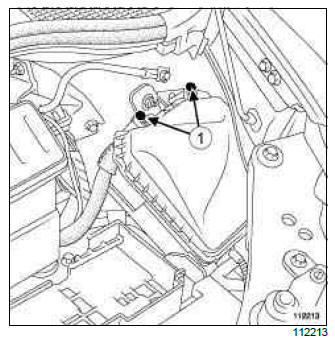 Renault Clio. Engine wiring