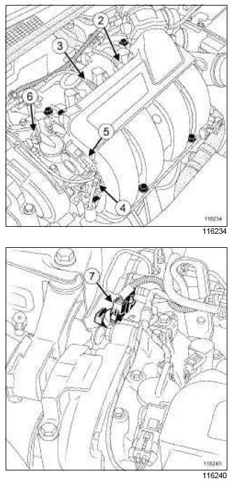 Renault Clio. Engine - gearbox assembly: Removal - Refitting