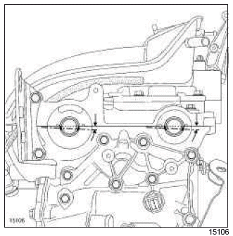 Renault Clio. Timing belt: Removal - Refitting