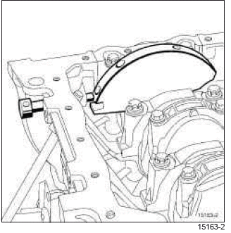 Renault Clio. Timing belt: Removal - Refitting