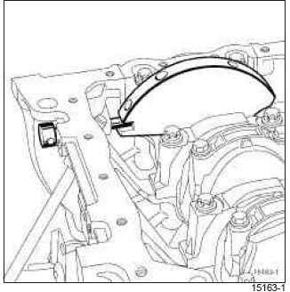 Renault Clio. Timing belt: Removal - Refitting