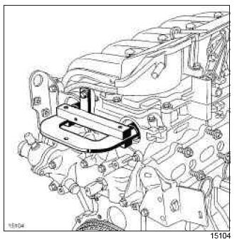 Renault Clio. Timing belt: Removal - Refitting