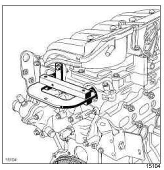 Renault Clio. Timing belt: Removal - Refitting