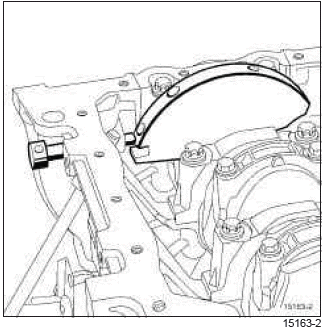 Renault Clio. Timing belt: Removal - Refitting