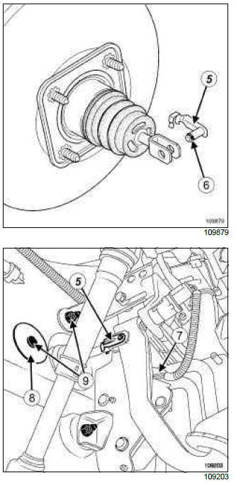 Renault Clio. Brake servo