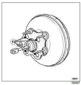 Renault Clio. Brake servo