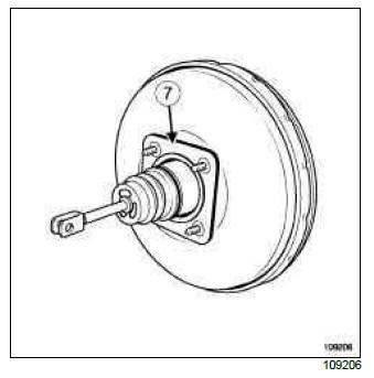 Renault Clio. Brake servo