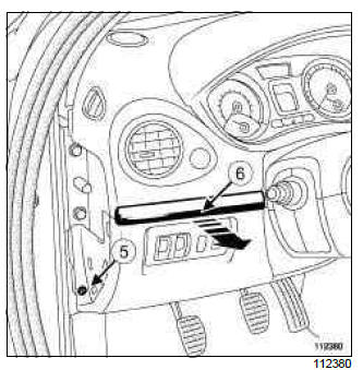 Renault Clio. Fan assembly: Removal - Refitting