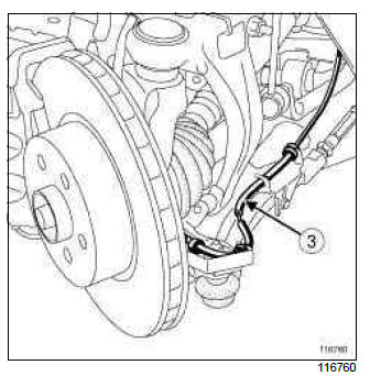 Renault Clio. Front axle subframe: Removal - Refitting