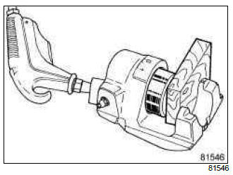 Renault Clio. Front brake calliper: Repair