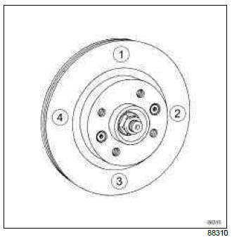 Renault Clio. Front brake disc: Description