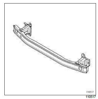 Renault Clio. Front end lower cross member: General description