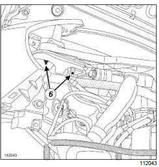 Renault Clio. Front end panel