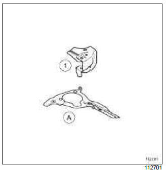 Renault Clio. Engine tie-rod attachment: Description