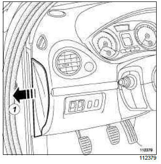 Renault Clio. Front left-hand wiring