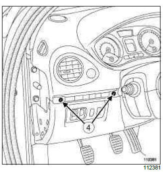 Renault Clio. Front left-hand wiring