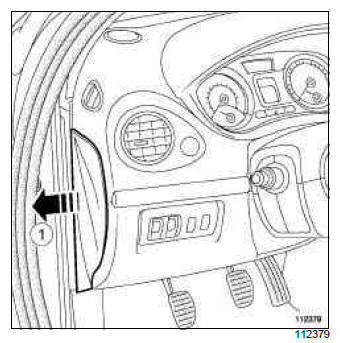 Renault Clio. Front left-hand wiring