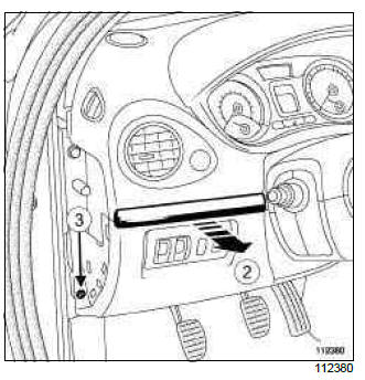 Renault Clio. Front left-hand wiring