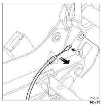 Renault Clio. Front seat base frame: Removal - Refitting