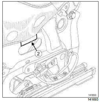 Seat Back Adjustment Handwheel For Renault Clio III - Front Left & Right - F-0100